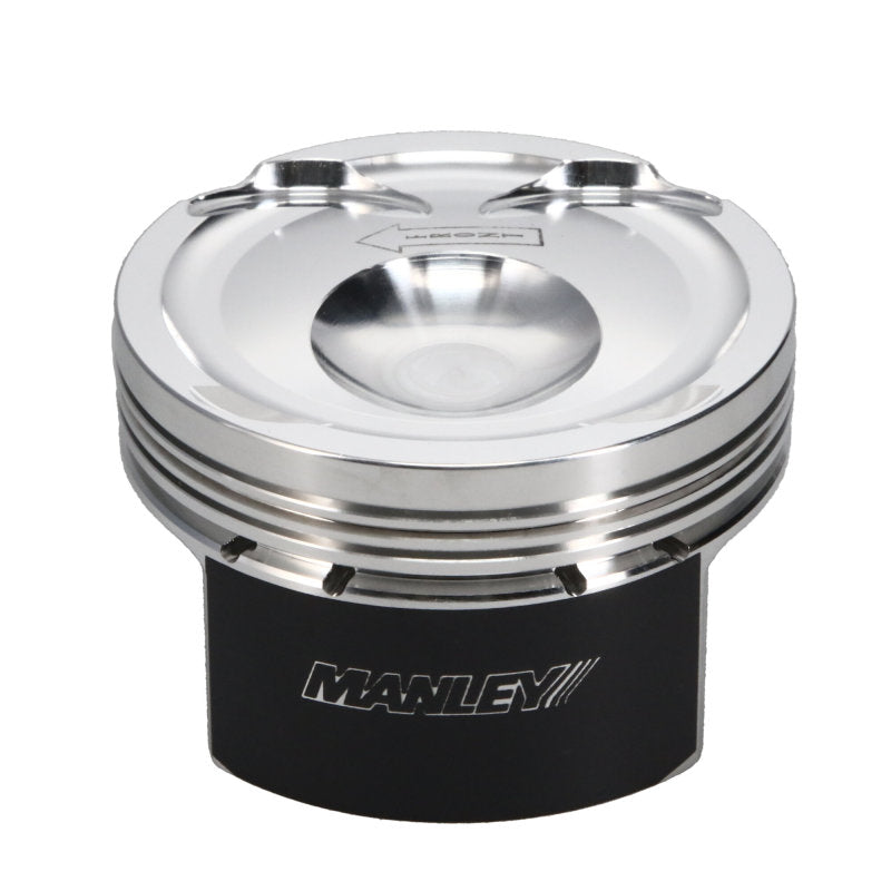 Manley Ford 2.3L EcoBoost 87.5mm STD Size Bore 9.5:1 Dish Piston Set Manley Performance Piston Sets - Forged - 4cyl  AXOPROS