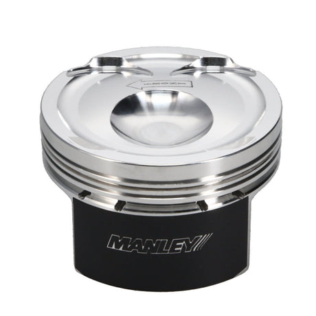 Manley Ford 2.3L EcoBoost 87.5mm STD Size Bore 9.5:1 Dish Piston Set Manley Performance Piston Sets - Forged - 4cyl  AXOPROS