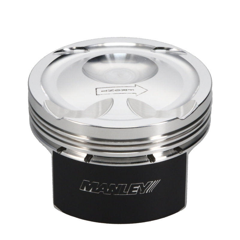 Manley Ford 2.3L EcoBoost 87.5mm STD Size Bore 9.5:1 Dish Piston Set Manley Performance Piston Sets - Forged - 4cyl  AXOPROS
