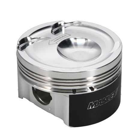 Manley Ford 2.3L EcoBoost 87.5mm STD Size Bore 9.5:1 Dish Piston Set Manley Performance Piston Sets - Forged - 4cyl  AXOPROS