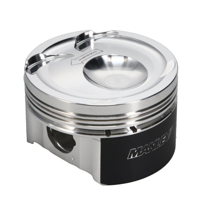 Manley Ford 2.3L EcoBoost 87.5mm STD Size Bore 9.5:1 Dish Piston Set Manley Performance Piston Sets - Forged - 4cyl  AXOPROS