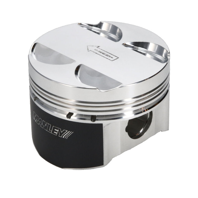 Manley Hyundai Genesis Coupe 2.0L Turbo 86.0mm +.5mm Oversized Bore 9.3:1 Dish Piston Set with Rings Manley Performance Piston Sets - Forged - 4cyl  AXOPROS