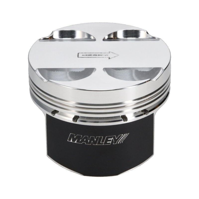 Manley Hyundai Genesis Coupe 2.0L Turbo 86.0mm +.5mm Oversized Bore 9.3:1 Dish Piston Set with Rings Manley Performance Piston Sets - Forged - 4cyl  AXOPROS