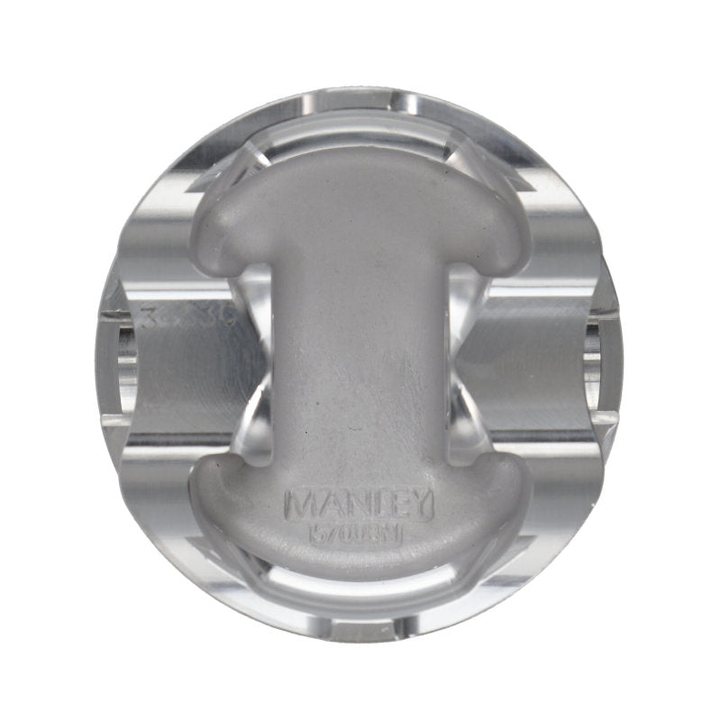 Manley Nissan (SR20DE/DET) 86.5mm +.5mm Oversized Bore 9.0:1 Dish Piston Set with Ring Manley Performance Piston Sets - Forged - 4cyl  AXOPROS