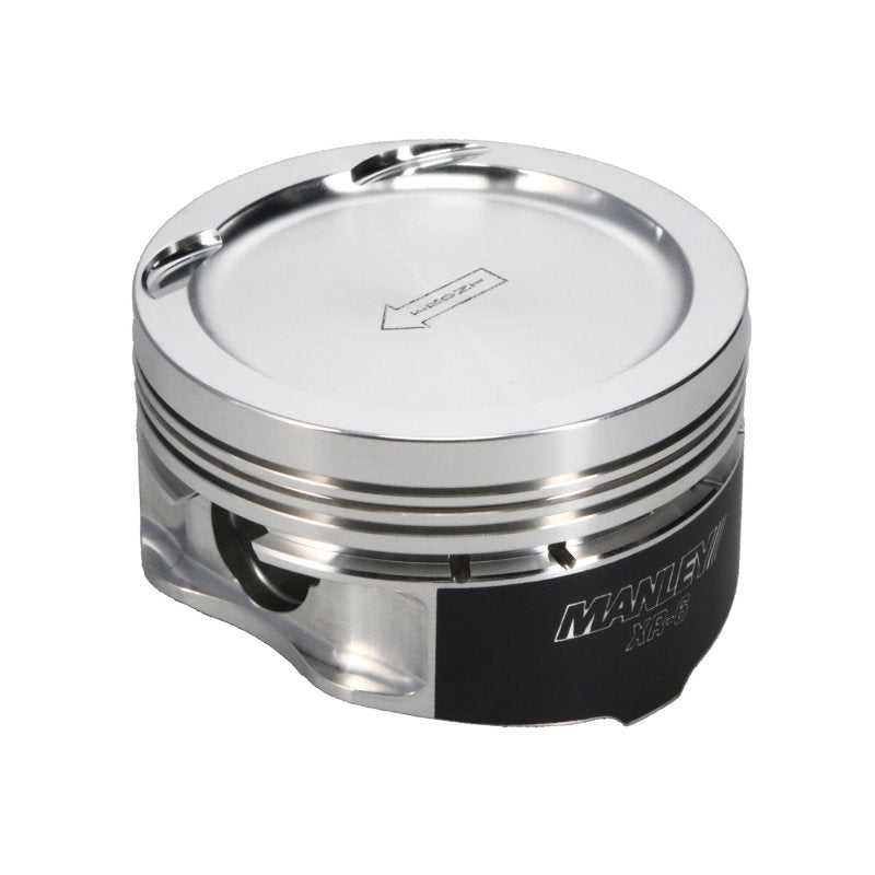 Manley Nissan (SR20DE/DET) 86.5mm +.5mm Oversized Bore 9.0:1 Dish Piston Set with Ring Manley Performance Piston Sets - Forged - 4cyl  AXOPROS
