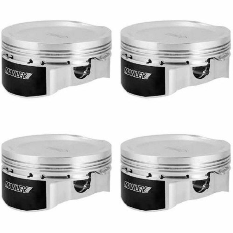 Manley Subaru EJ257 99.75mm +.25mm Bore 8.5:1 Dish Platinum Series Piston Set with Rings Manley Performance Piston Sets - Forged - 4cyl  AXOPROS
