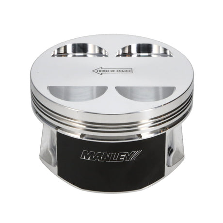 Manley Toyota 2JZGTE 86.5mm Bore +.5mm Oversized 10.0:1 CR Flat Top Piston Set with Rings Manley Performance Piston Sets - Forged - 6cyl  AXOPROS