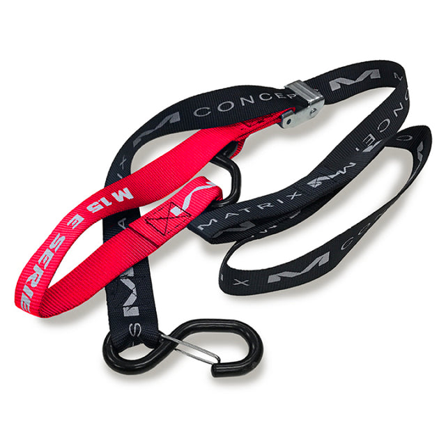Matrix Concepts E Series 1.5 Inch Tie Down Set - Red Matrix Concepts Cargo Tie-Downs  AXOPROS