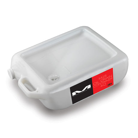 Matrix Concepts M28 Oil Drain Container 6 Quart - White Matrix Concepts Oil Pans  AXOPROS