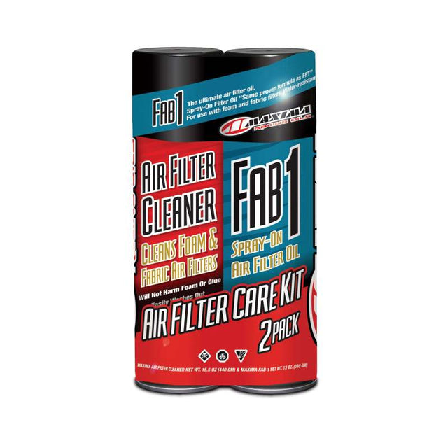 Maxima Air Filter Maintenance Combo Kit - 2-Pack (Aerosol) Maxima Recharge Kits  AXOPROS