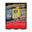 Maxima Chain Wax Ultimate Chain Care Combo Kit - 3-Pack (Aerosol) Maxima Chain Oils and Cleaners  AXOPROS