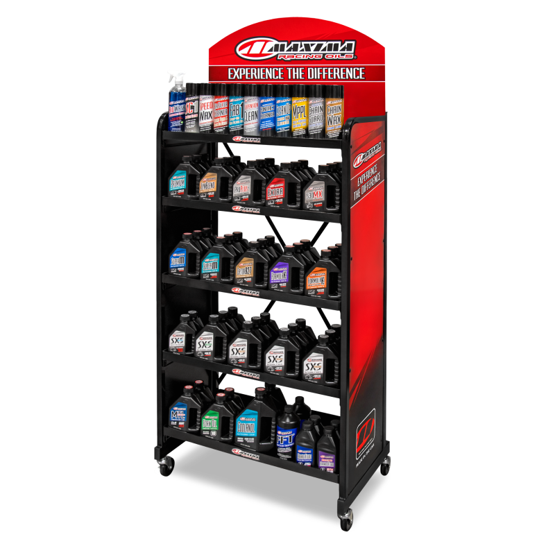 Maxima Standard Floor Display Large Metal Shelf Maxima Marketing  AXOPROS