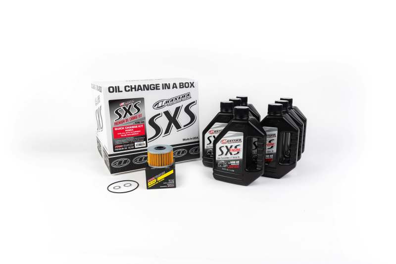 Maxima SXS Honda Talon Quick Change Kit w/Premium 10W40 Engine Oil/Filter/Hardware Maxima Oil Maintenance Kits  AXOPROS