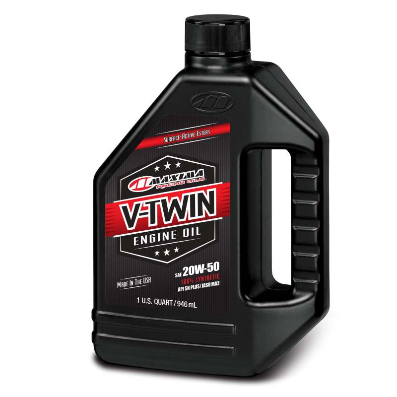 Maxima V-Twin Full Synthetic 20W50 Engine Oil - 1L Maxima Motor Oils  AXOPROS