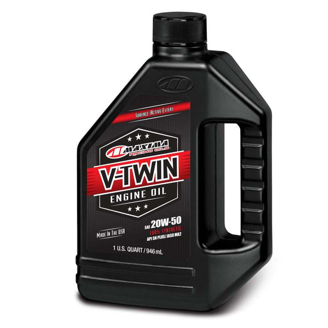 Maxima V-Twin Full Synthetic 20W50 Engine Oil - 1L Maxima Motor Oils  AXOPROS
