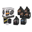 Maxima V-Twin Oil Change Kit Mineral w/Black Filter Evolution Maxima Oil Maintenance Kits  AXOPROS