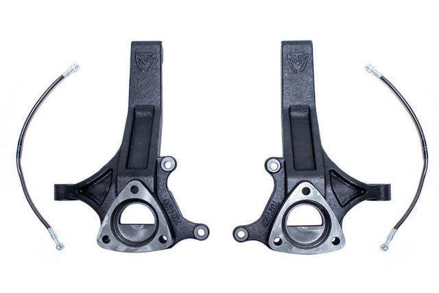 MaxTrac 02-18 Dodge RAM 1500 2WD 4.5in Front Lift Spindles w/Extended DOT Compliant Brake Lines Maxtrac Steering Knuckles & Spindles  AXOPROS