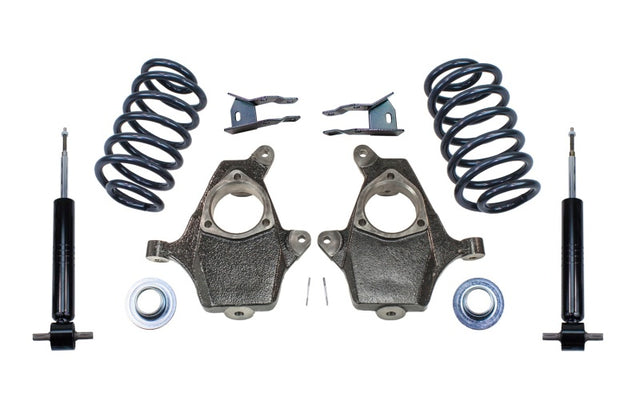 MaxTrac 07-14 GM C/K1500 SUV 2WD/4WD 3in/4in Lowering Spindle Kit Maxtrac Steering Knuckles & Spindles  AXOPROS