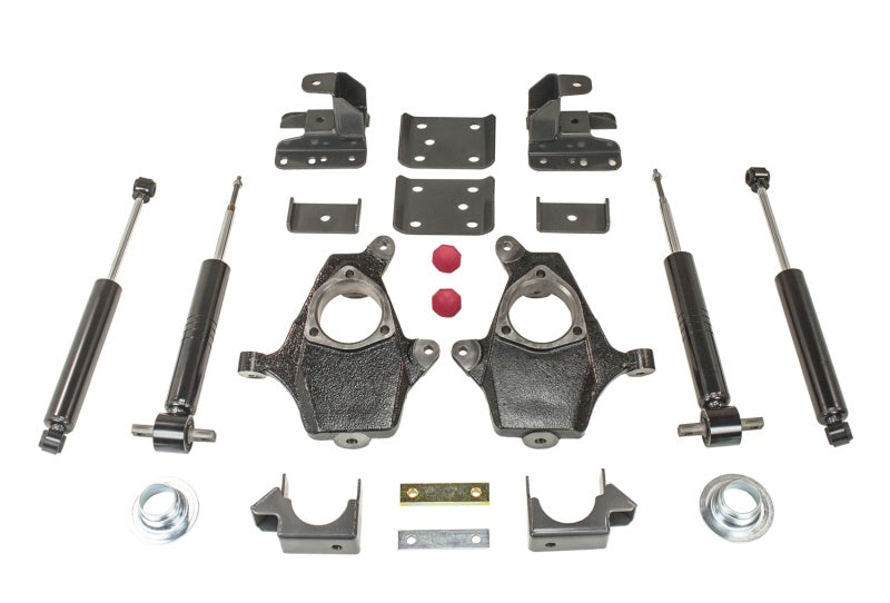 MaxTrac 07-16 GM C/K1500 2WD/4WD (Non Magneride) 3in/5in or 4in/6in Lowering Spindle Kit Maxtrac Steering Knuckles & Spindles  AXOPROS