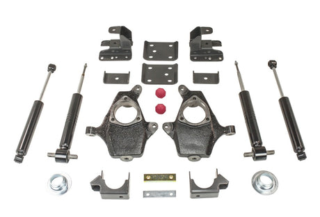 MaxTrac 07-16 GM C/K1500 2WD/4WD (Non Magneride) 3in/5in or 4in/6in Lowering Spindle Kit Maxtrac Steering Knuckles & Spindles  AXOPROS