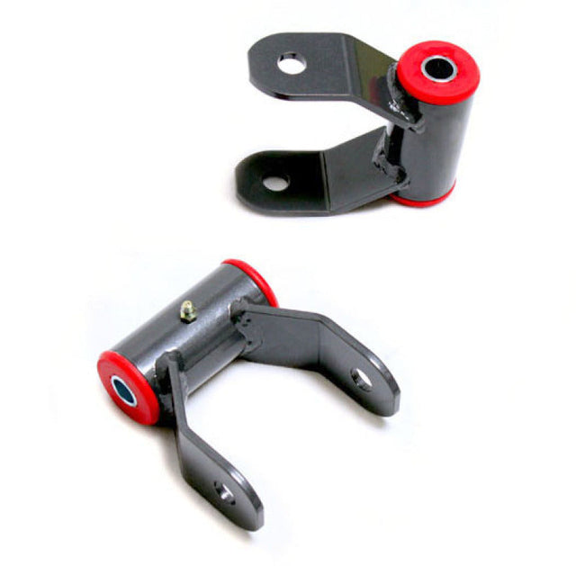 MaxTrac 15-18 Ford F-150 2WD/4WD 1in Rear Lift Shackles Maxtrac Shackle Kits  AXOPROS