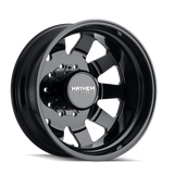 Mayhem 8181 Challenger Dually 22x8.25 / 10x225 BP / 169mm Offset / 170.1mm Hub Full Black Wheel Mayhem Wheels - Forged  AXOPROS