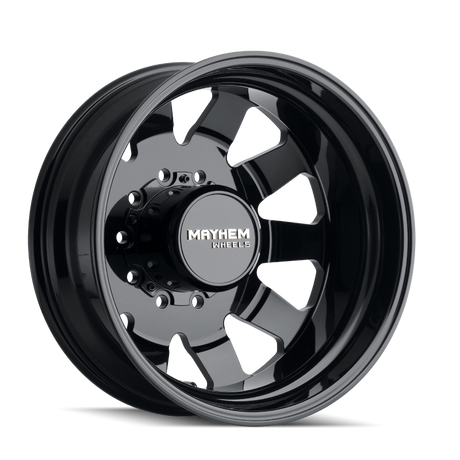 Mayhem 8181 Challenger Dually 22x8.25 / 10x225 BP / 169mm Offset / 170.1mm Hub Full Black Wheel Mayhem Wheels - Forged  AXOPROS