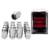McGard 5 Lug Hex Install Kit w/Locks (Cone Seat Nut / Bulge) M12X1.5 / 3/4 Hex / 1.45in L - Chrome McGard Lug Nuts  AXOPROS