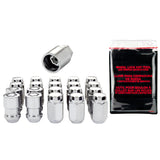 McGard 5 Lug Hex Install Kit w/Locks (Cone Seat Nut) M12X1.5 / 13/16 Hex / 1.5in. Length - Chrome McGard Lug Nuts  AXOPROS