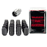 McGard 5 Lug Hex Install Kit w/Locks (Cone Seat Nut) M14X1.5 / 22mm Hex / 1.635in. Length - Black McGard Lug Nuts  AXOPROS