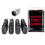 McGard 5 Lug Hex Install Kit w/Locks (Cone Seat Nut) M14X1.5 / 22mm Hex / 1.635in. Length - Black McGard Lug Nuts  AXOPROS