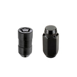 McGard 5 Lug Hex Install Kit w/Locks (Cone Seat Nut) M14X1.5 / 22mm Hex / 1.635in. Length - Black McGard Lug Nuts  AXOPROS