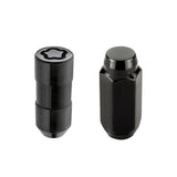 McGard 6 Lug Hex Install Kit w/Locks (Cone Seat Nut) M14X1.5 / 13/16 Hex / 1.945in. Length - Black McGard Lug Nuts  AXOPROS