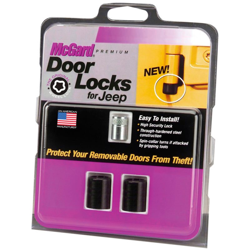 McGard 97-06 Jeep Wrangler TJ / Unlimited LJ 2-Door Lock Set - (2 Locks) McGard Security Locks  AXOPROS