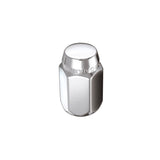 McGard Hex Lug Nut (Cone Seat) 1/2-20 / 13/16 Hex / 1.5in. Length (4-Pack) - Chrome McGard Lug Nuts  AXOPROS