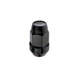McGard Hex Lug Nut (Cone Seat Bulge Style) M14X1.5 / 22mm Hex / 1.945in. Length (4-Pack) - Black McGard Lug Nuts  AXOPROS