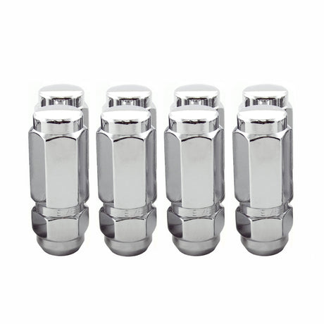 McGard Hex Lug Nut (Cone Seat / Duplex) 9/16-18 / 7/8 Hex / 2.5in. Length (8-Pack) - Chrome McGard Lug Nuts  AXOPROS