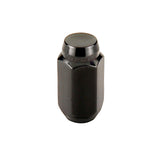McGard Hex Lug Nut (Cone Seat) M14X1.5 / 22mm Hex / 1.635in. Length (4-Pack) - Black McGard Lug Nuts  AXOPROS