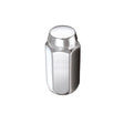 McGard Hex Lug Nut (Cone Seat) M14X1.5 / 22mm Hex / 1.635in. Length (4-Pack) - Chrome McGard Lug Nuts  AXOPROS