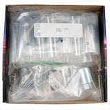 McGard Jeep Wrangler Install Kit (Cone Seat Bulge) 1/2-20 / 3/4 Hex / (18 Lug Nuts / 5 Locks) - Blk McGard Lug Nuts  AXOPROS