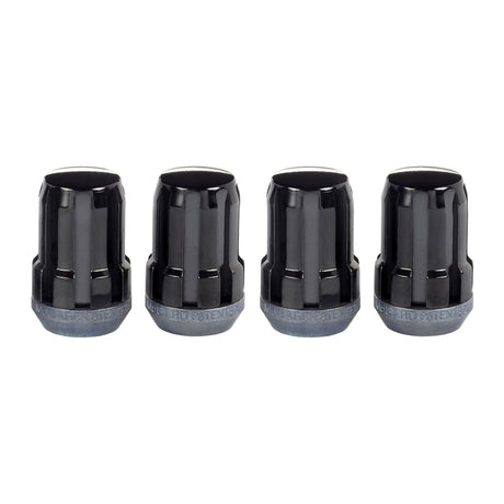McGard SplineDrive Lug Nut (Cone Seat) M12X1.25 / 1.24in. Length (4-Pack) - Black (Req. Tool) McGard Lug Nuts  AXOPROS