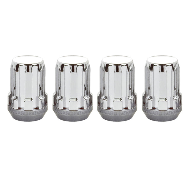 McGard SplineDrive Lug Nut (Cone Seat) M12X1.25 / 1.24in. Length (4-Pack) - Chrome (Req. Tool) McGard Lug Nuts  AXOPROS