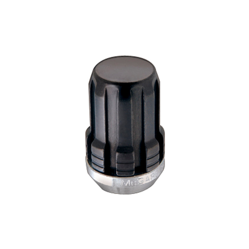 McGard SplineDrive Lug Nut (Cone Seat) M12X1.5 / 1.24in. Length (4-Pack) - Black (Req. Tool) McGard Lug Nuts  AXOPROS