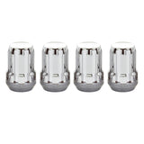 McGard SplineDrive Lug Nut (Cone Seat) M12X1.5 / 1.24in. Length (4-Pack) - Chrome (Req. Tool) McGard Lug Nuts  AXOPROS