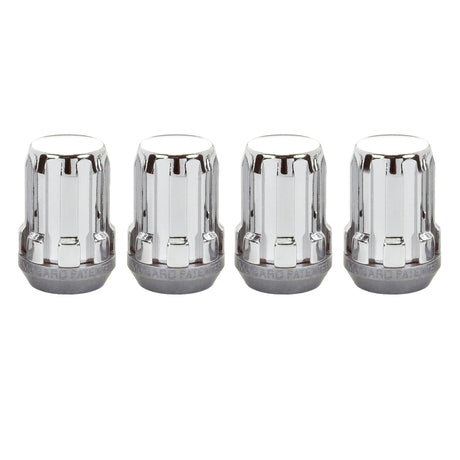McGard SplineDrive Lug Nut (Cone Seat) M12X1.5 / 1.24in. Length (4-Pack) - Chrome (Req. Tool) McGard Lug Nuts  AXOPROS