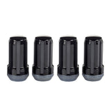 McGard SplineDrive Lug Nut (Cone Seat) M14X1.5 / 1.935in. Length (4-Pack) - Black (Req. Tool) McGard Lug Nuts  AXOPROS