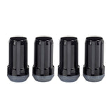 McGard SplineDrive Lug Nut (Cone Seat) M14X1.5 / 1.935in. Length (4-Pack) - Black (Req. Tool) McGard Lug Nuts  AXOPROS