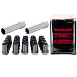 McGard SplineDrive Tuner 5 Lug Install Kit w/Locks & Tool (Cone) M12X1.25 / 13/16 Hex - Black McGard Lug Nuts  AXOPROS