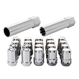 McGard SplineDrive Tuner 5 Lug Install Kit w/Locks & Tool (Cone) M12x1.5 / 13/16 Hex - Chrome (CS) McGard Lug Nuts  AXOPROS