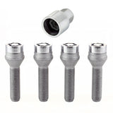 McGard Wheel Lock Bolt Set - 4pk. (Cone Seat) M12X1.5 / 17mm Hex / 40.5mm Shank Length - Chrome McGard Wheel Bolts  AXOPROS